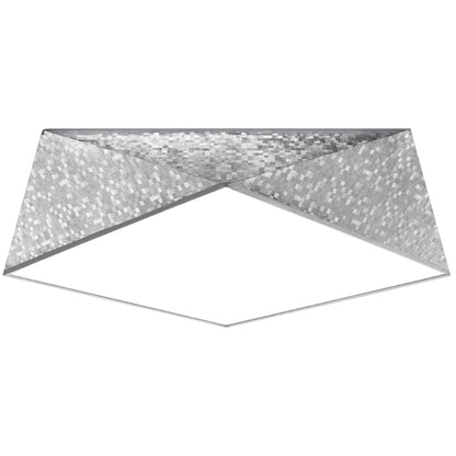 Plafondlamp HEXA 45 zilver