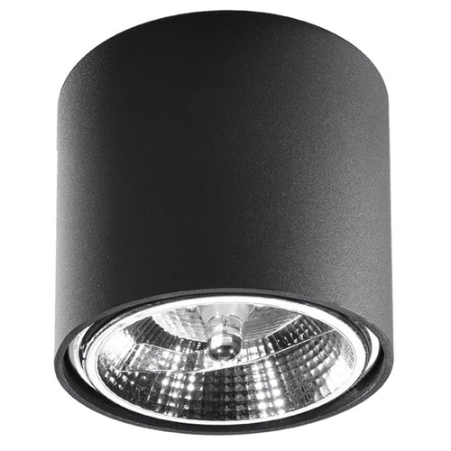 Plafondlamp TIUBE zwart