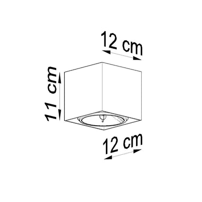 Plafondlamp BLAKE wit