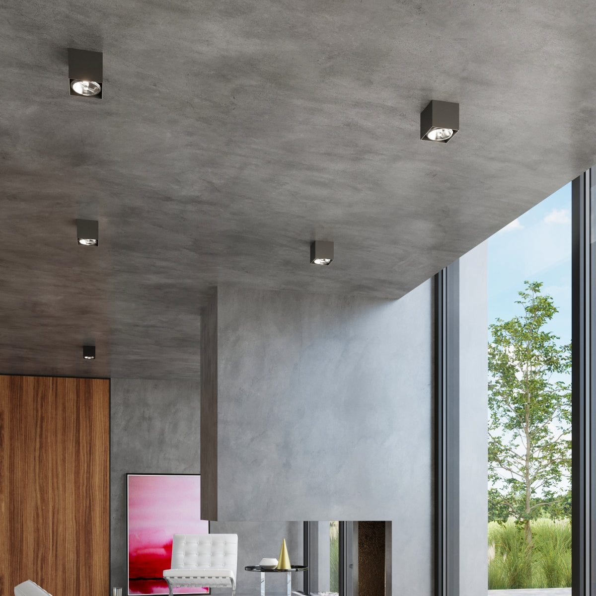 Plafondlamp BLAKE zwart