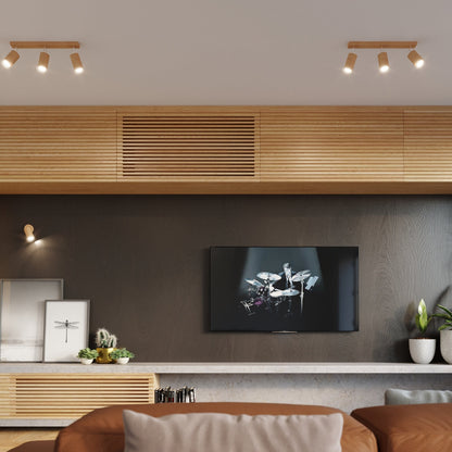 Wandlamp BERG naturel hout