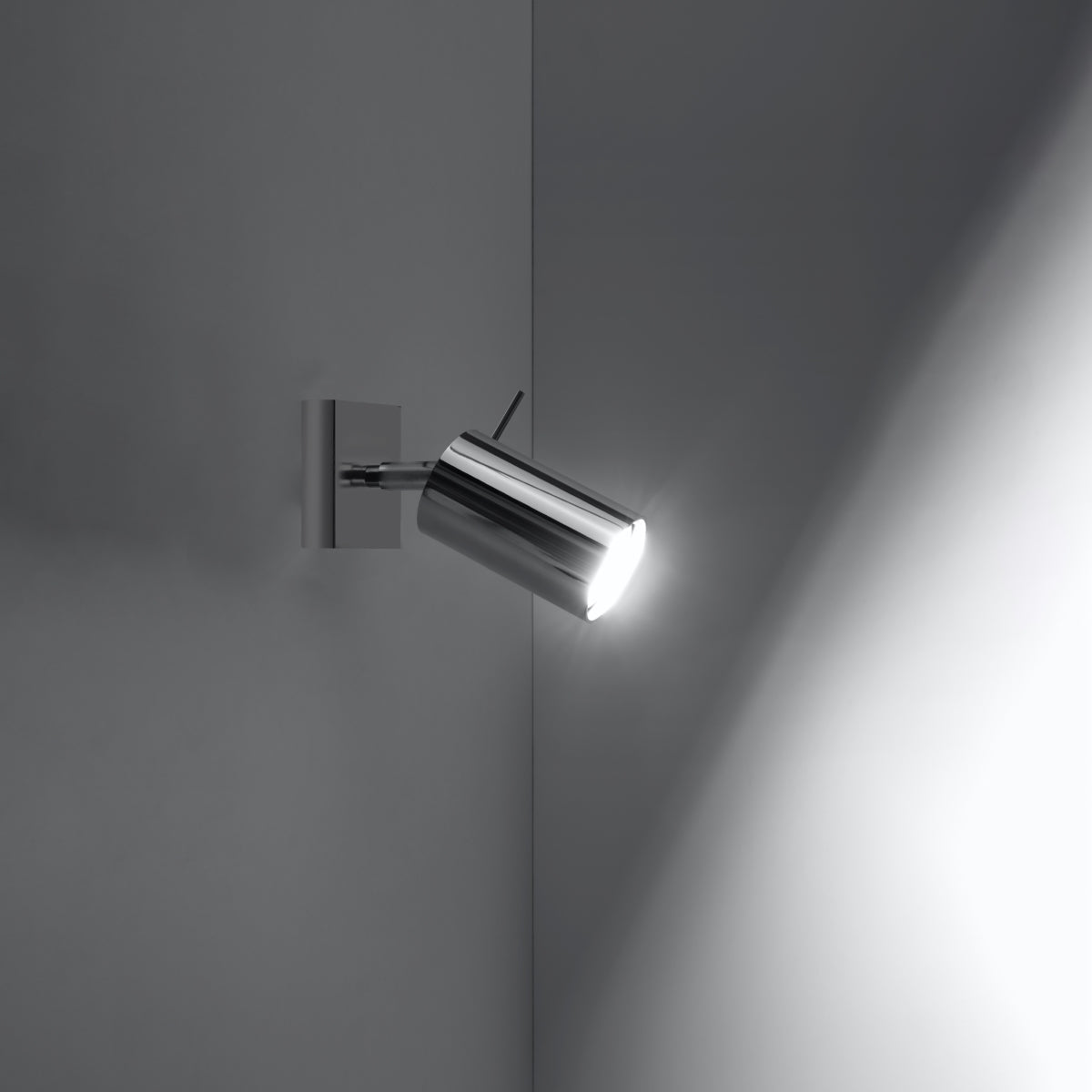 Wandlamp RING chroom