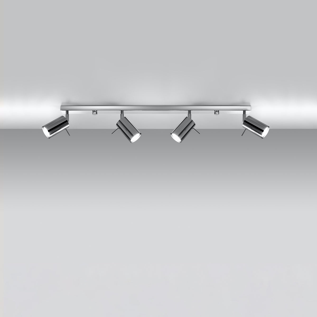 Plafondlamp RING 4L chroom