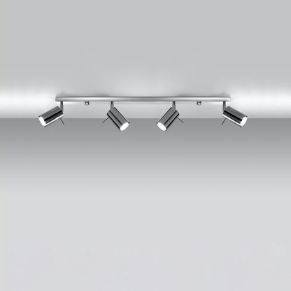 Plafondlamp RING 4L chroom