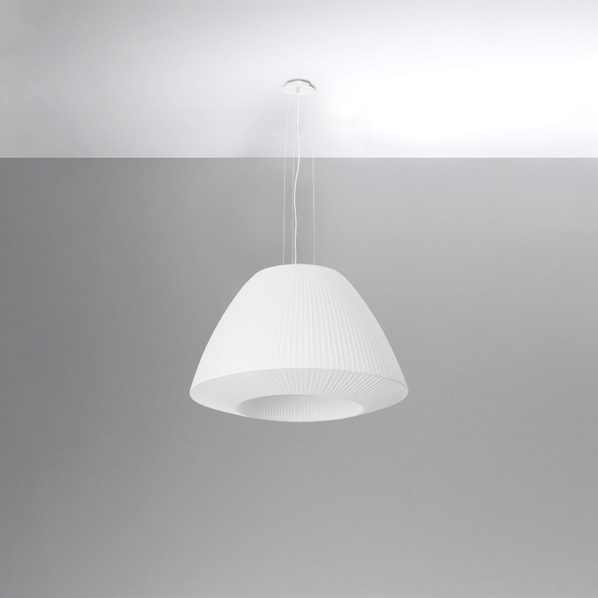 Schitterende witte Kroonluchter BELLA 60