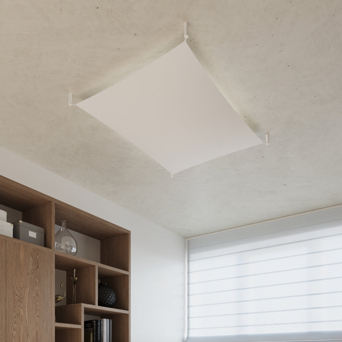 Plafondlamp LUNA 1 wit