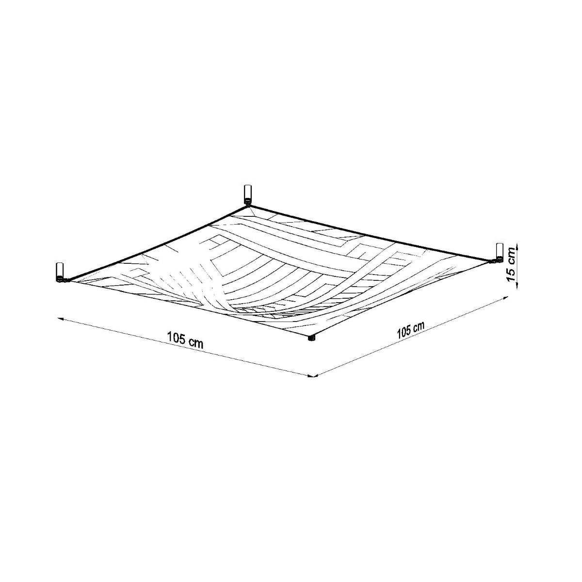 Plafondlamp LUNA 2 wit