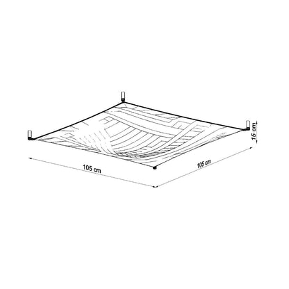 Plafondlamp LUNA 2 wit