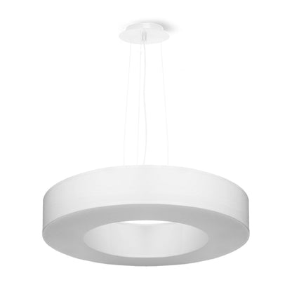Simpele witte Kroonluchter SATURNO SLIM 50