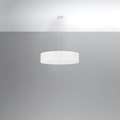 Minimalistische witte Kroonluchter SKALA 50