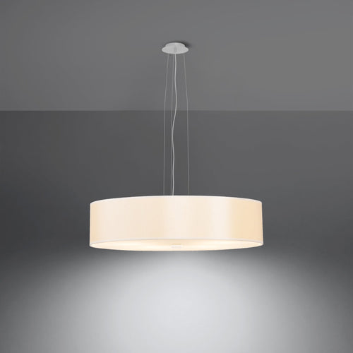 Minimalistische witte Kroonluchter SKALA 50