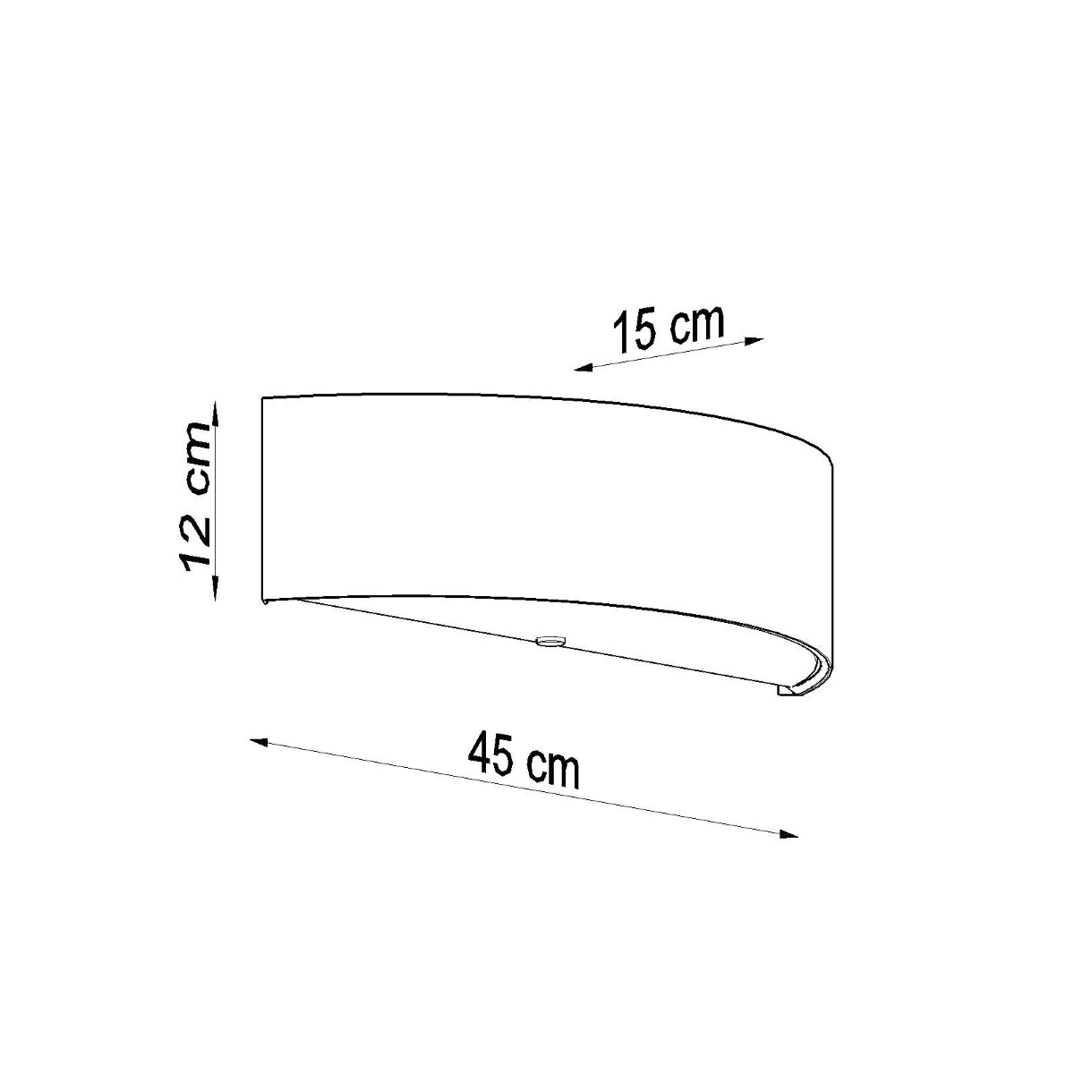 Wandlamp SKALA wit