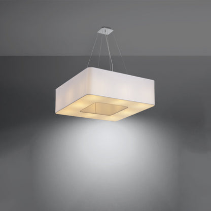 Contrasterende witte Kroonluchter URANO 60