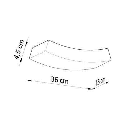 Wandlamp keramiek HATTOR