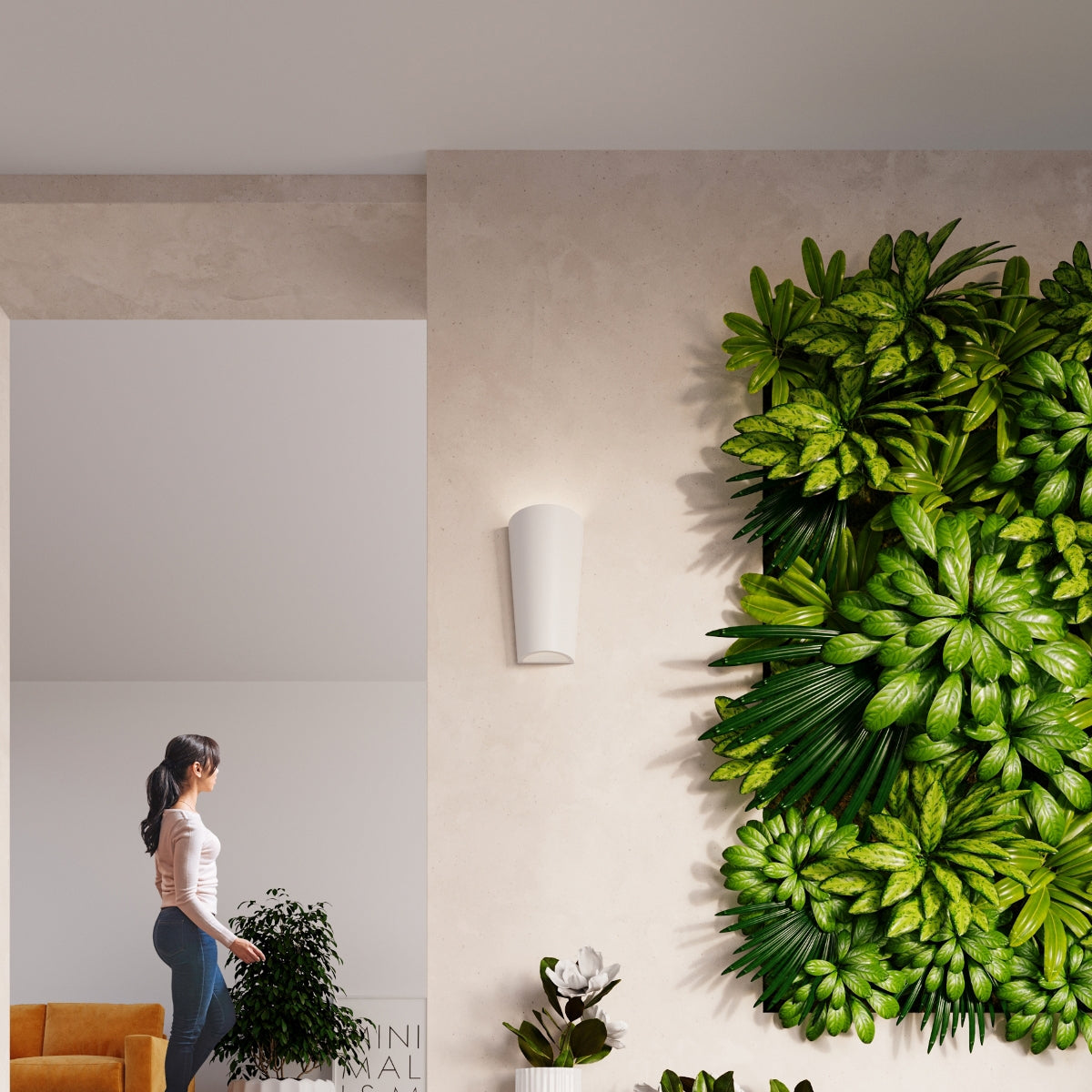 Wandlamp keramiek LANA