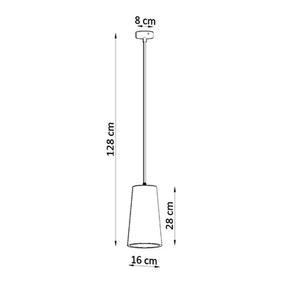 Keramische hanglamp GULCAN