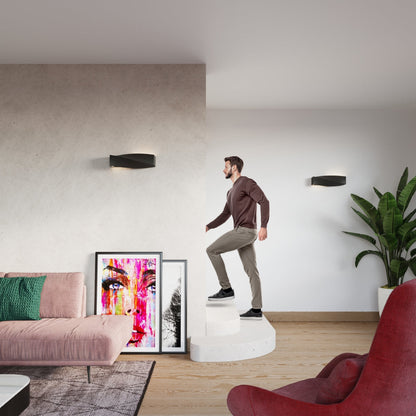 Wandlamp keramiek SIGMA zwart