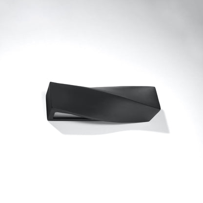 Wandlamp keramiek SIGMA zwart