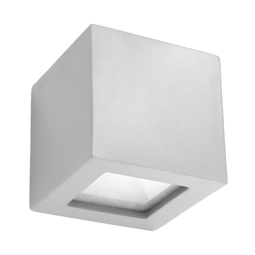 Wandlamp keramiek LEO grijs
