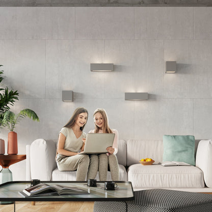 Wandlamp keramiek VEGA grijs