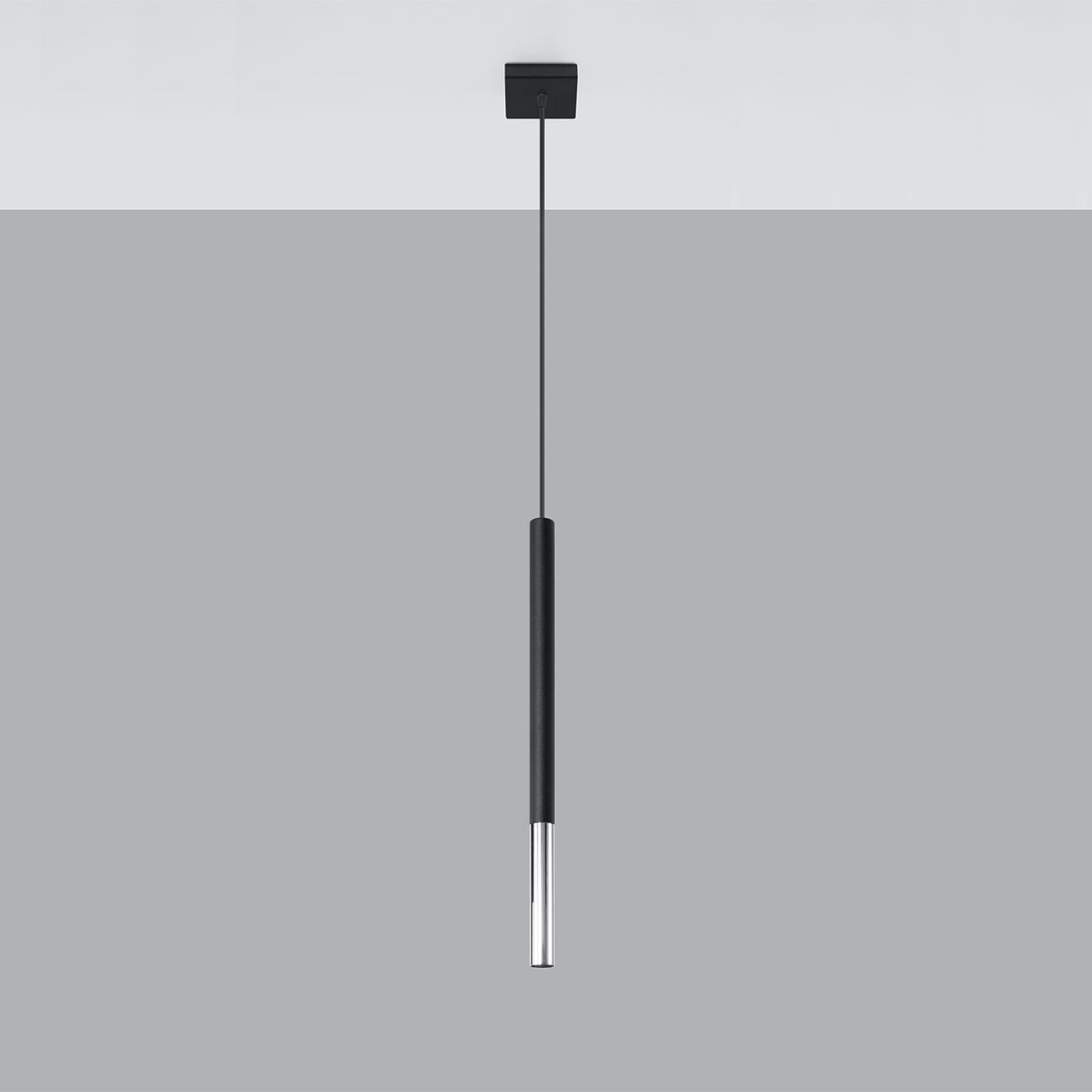Hanglamp MOZAICA 1 zwart/chroom