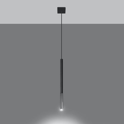 Hanglamp MOZAICA 1 zwart/chroom
