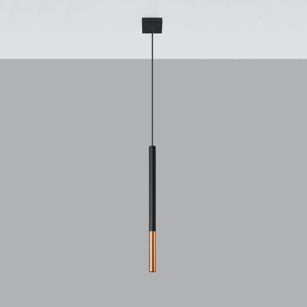 Hanglamp MOZAICA 1 zwart/koper