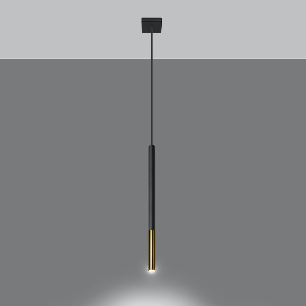Hanglamp MOZAICA 1 zwart/goud