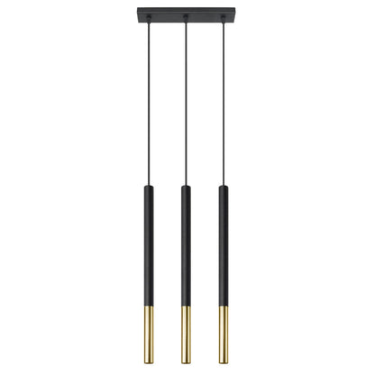 Hanglamp MOZAICA 3L zwart/goud
