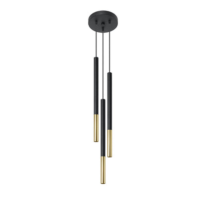 Hanglamp MOZAICA 3P zwart/goud