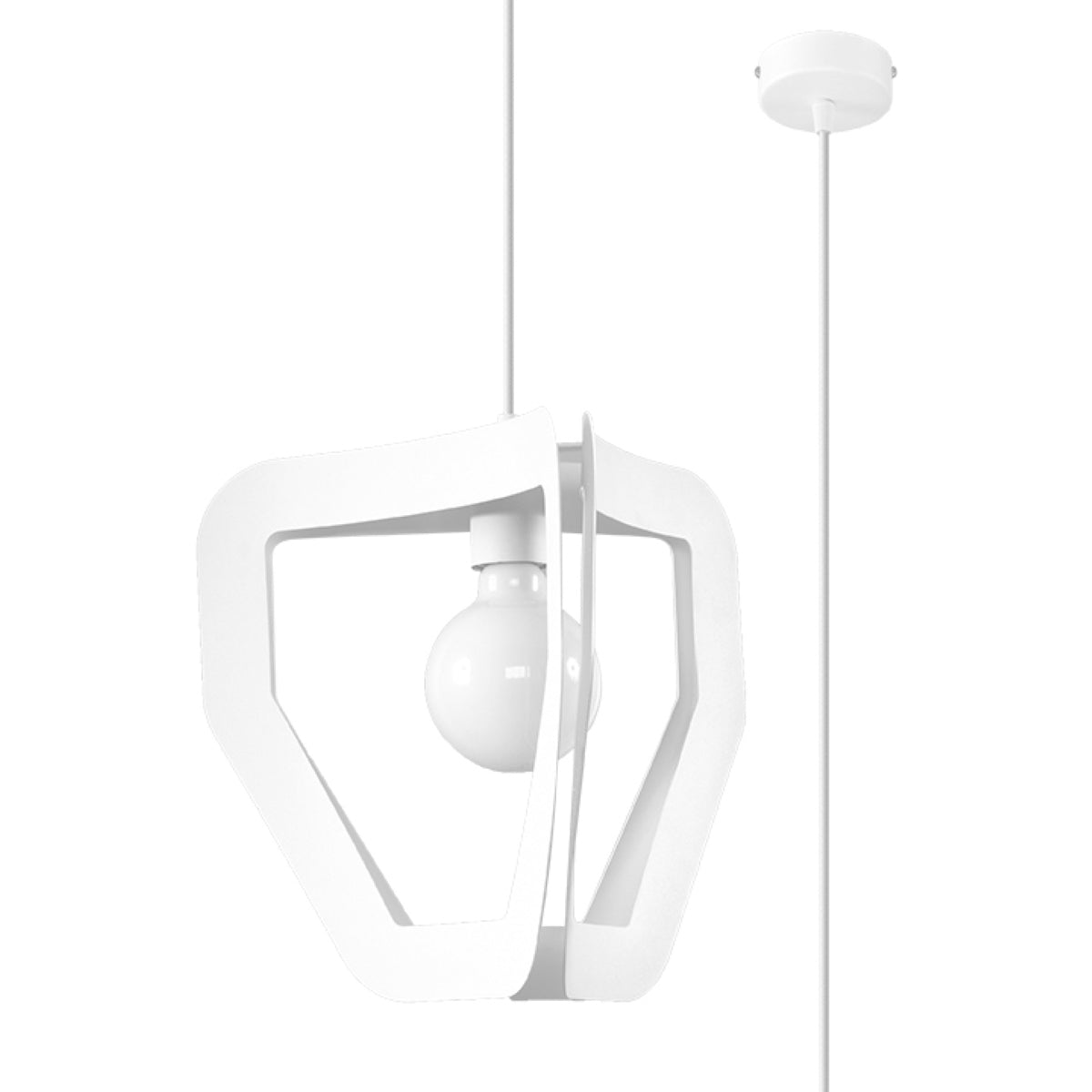 Hanglamp TRES wit