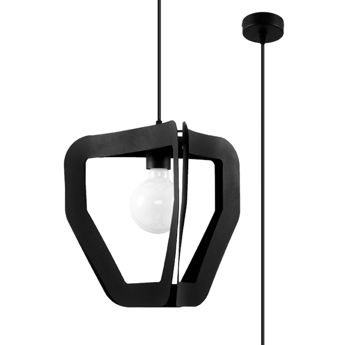 Hanglamp TRES zwart