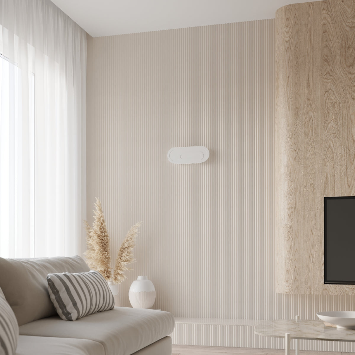 Wandlamp SACCON wit