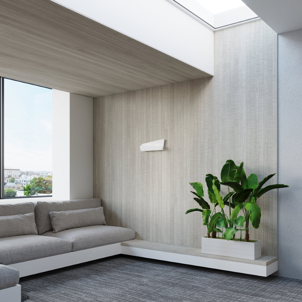 Wandlamp BASCIA wit