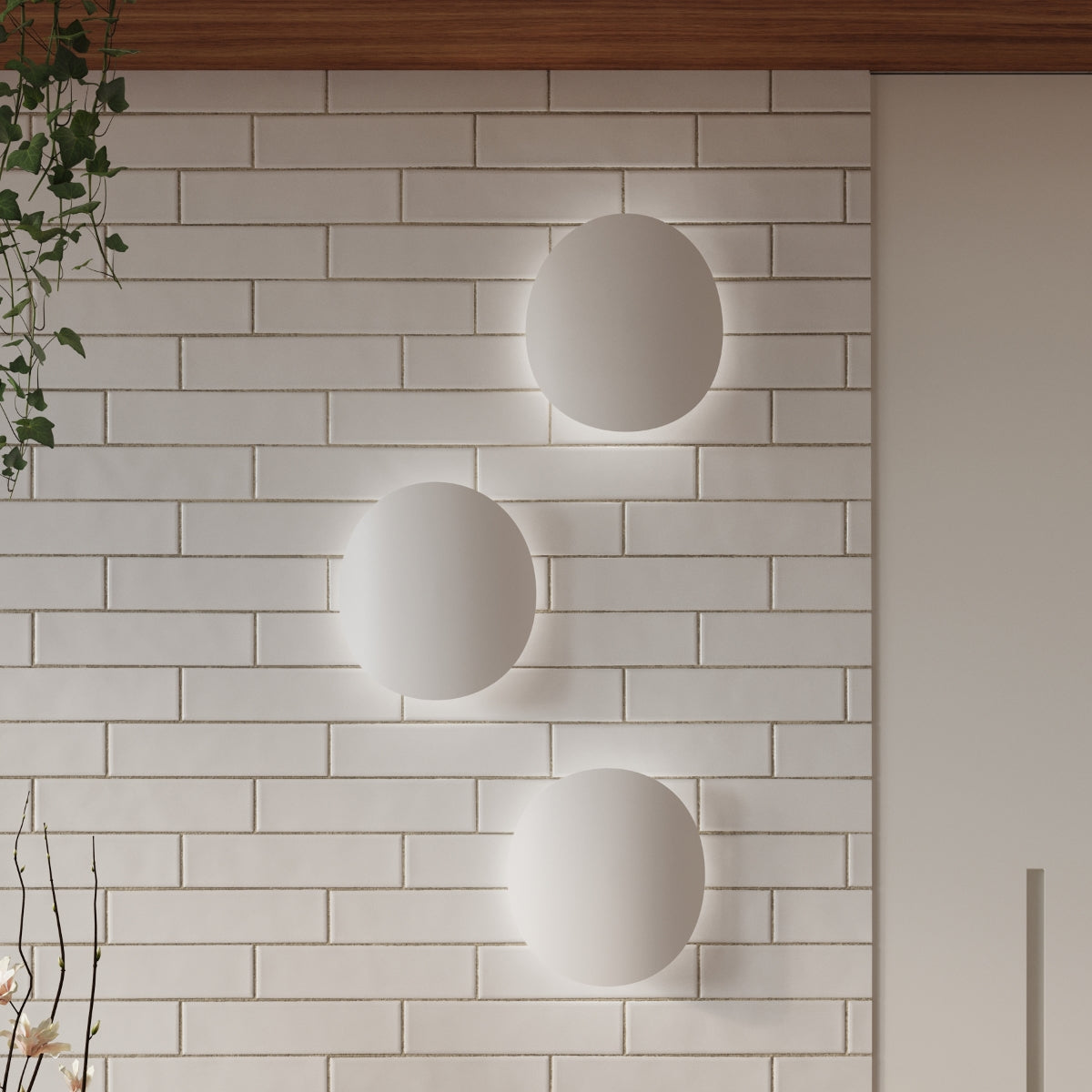 Wandlamp SENSES wit