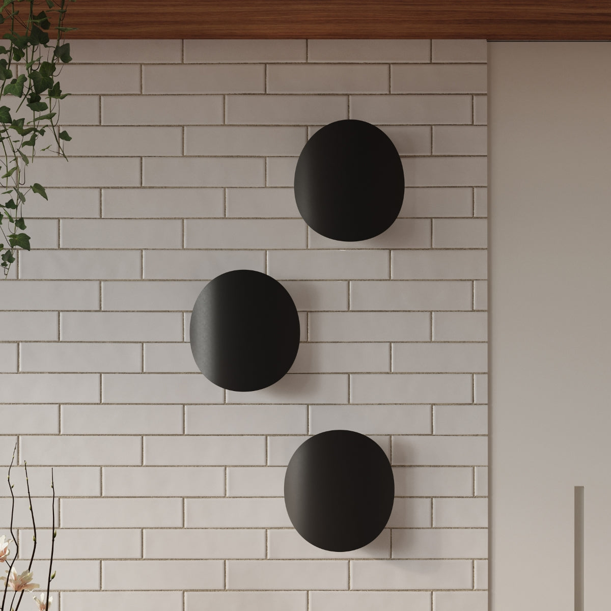 Wandlamp SENSES zwart