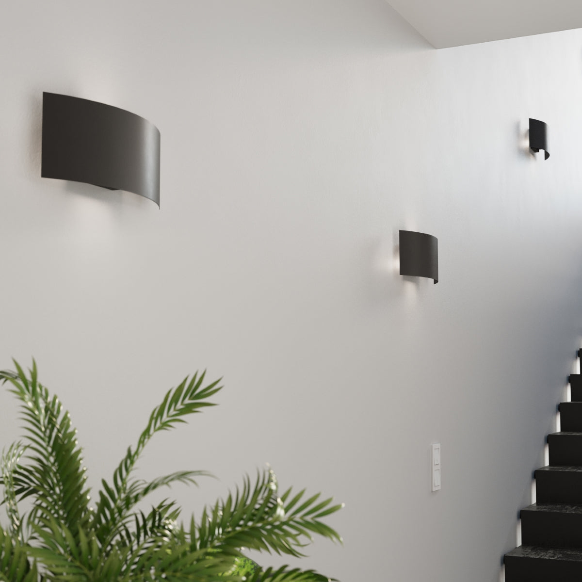 Wandlamp MAGNUS zwart