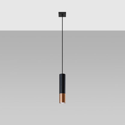 Hanglamp LOOPEZ 1 zwart/koper