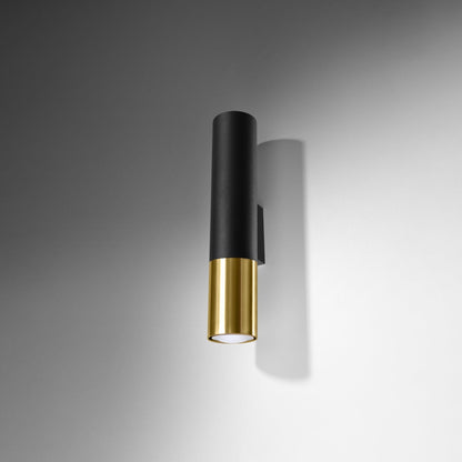 Wandlamp LOOPEZ zwart/goud