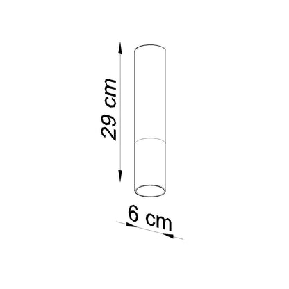 Plafondlamp LOOPEZ zwart/goud