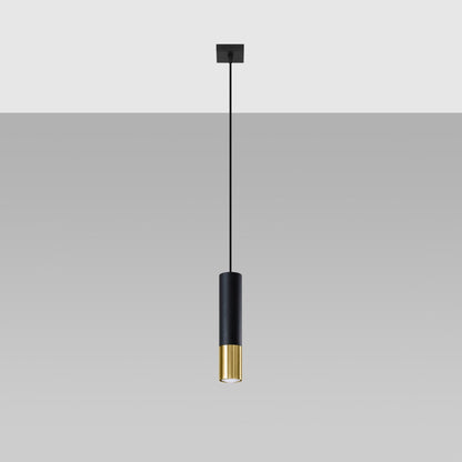 Hanglamp LOOPEZ 1 zwart/goud