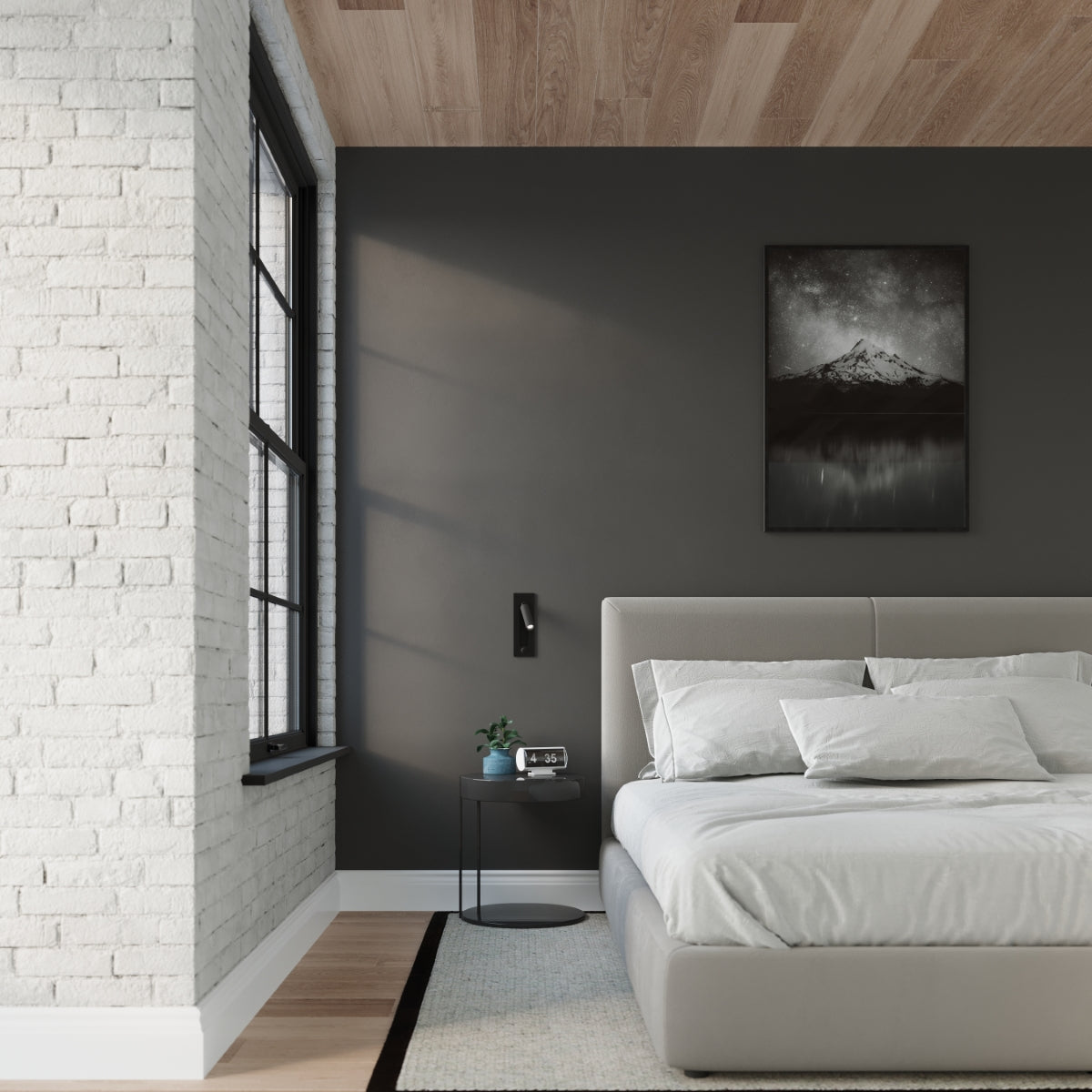 Wandlamp ENIF zwart