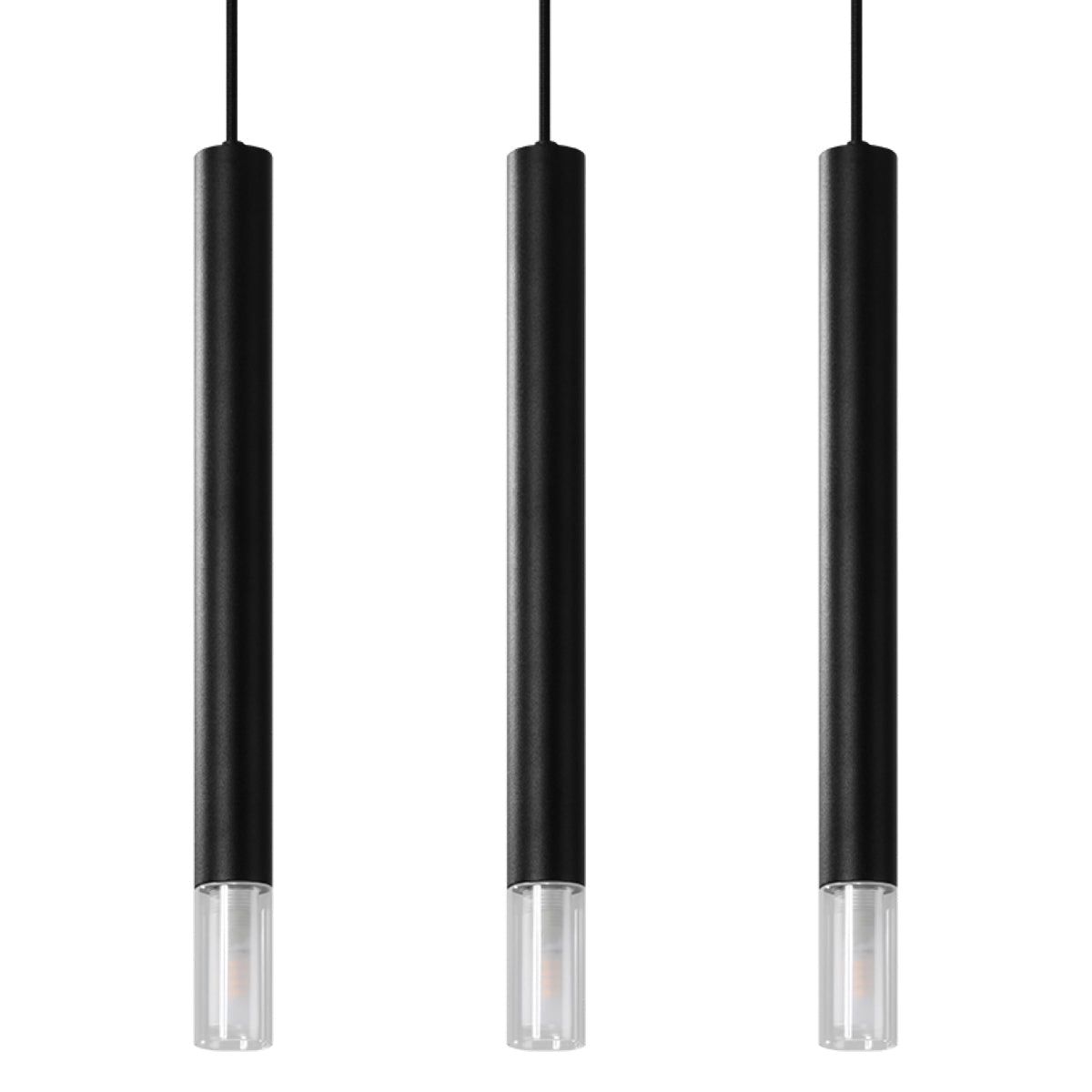 Hanglamp WEZYR 3 zwart