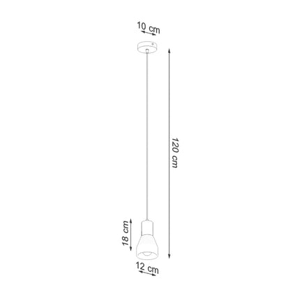 Hanglamp QUBIC zwart