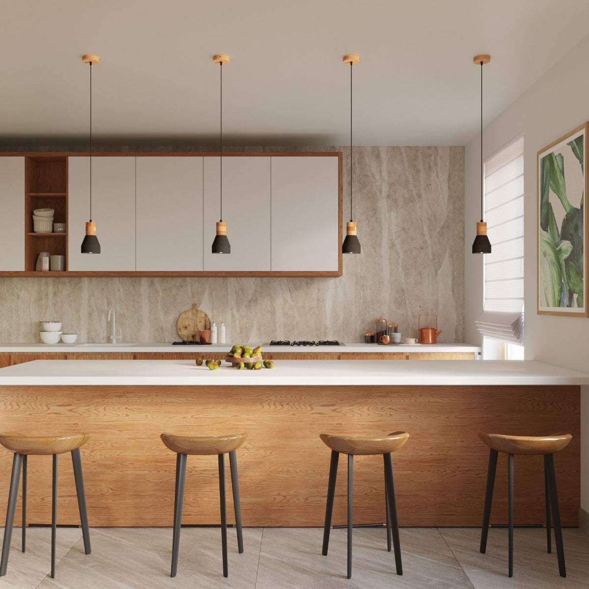 Hanglamp QUBIC zwart