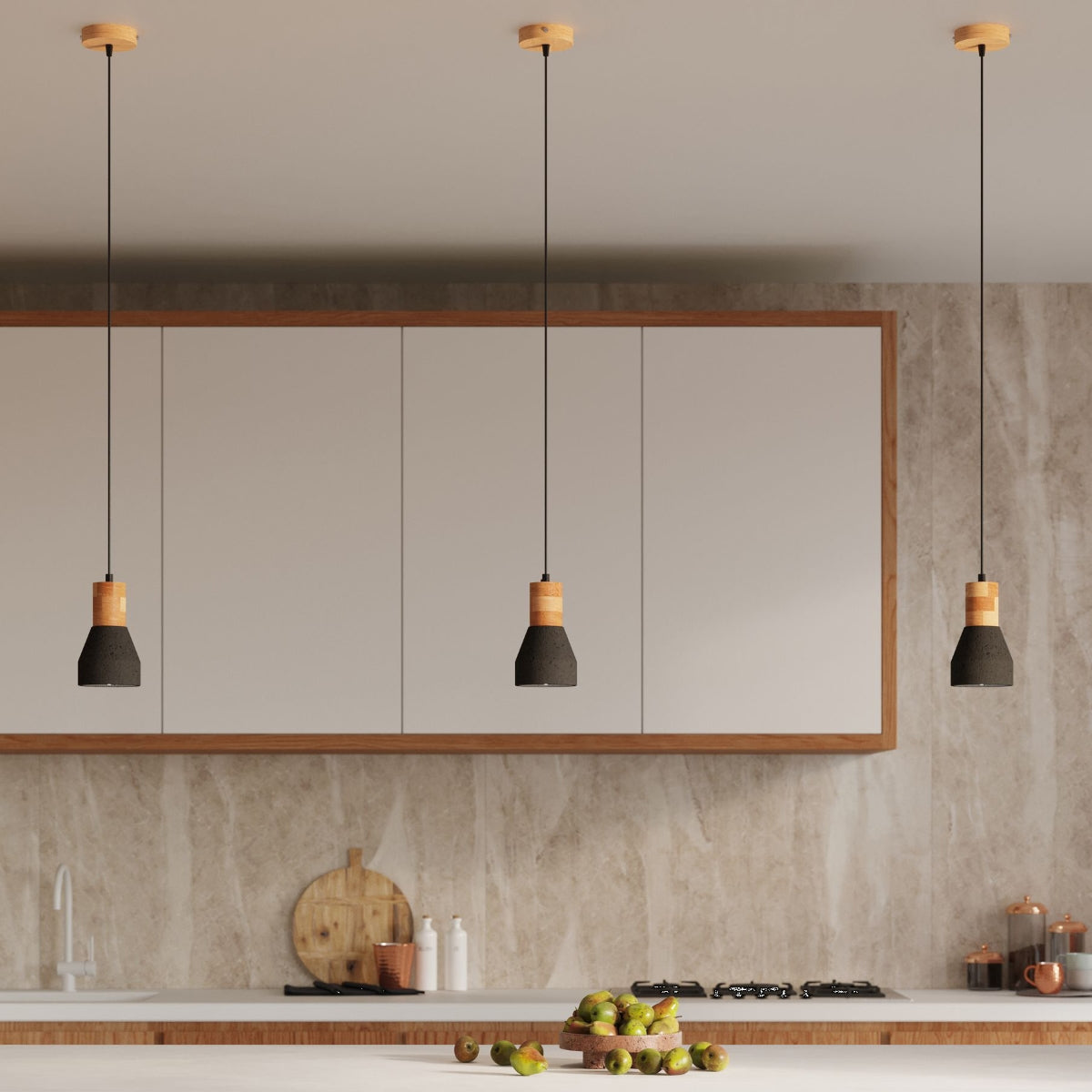 Hanglamp QUBIC zwart