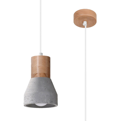 Hanglamp QUBIC grijs
