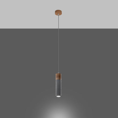 Hanglamp ZANE 1 grijs