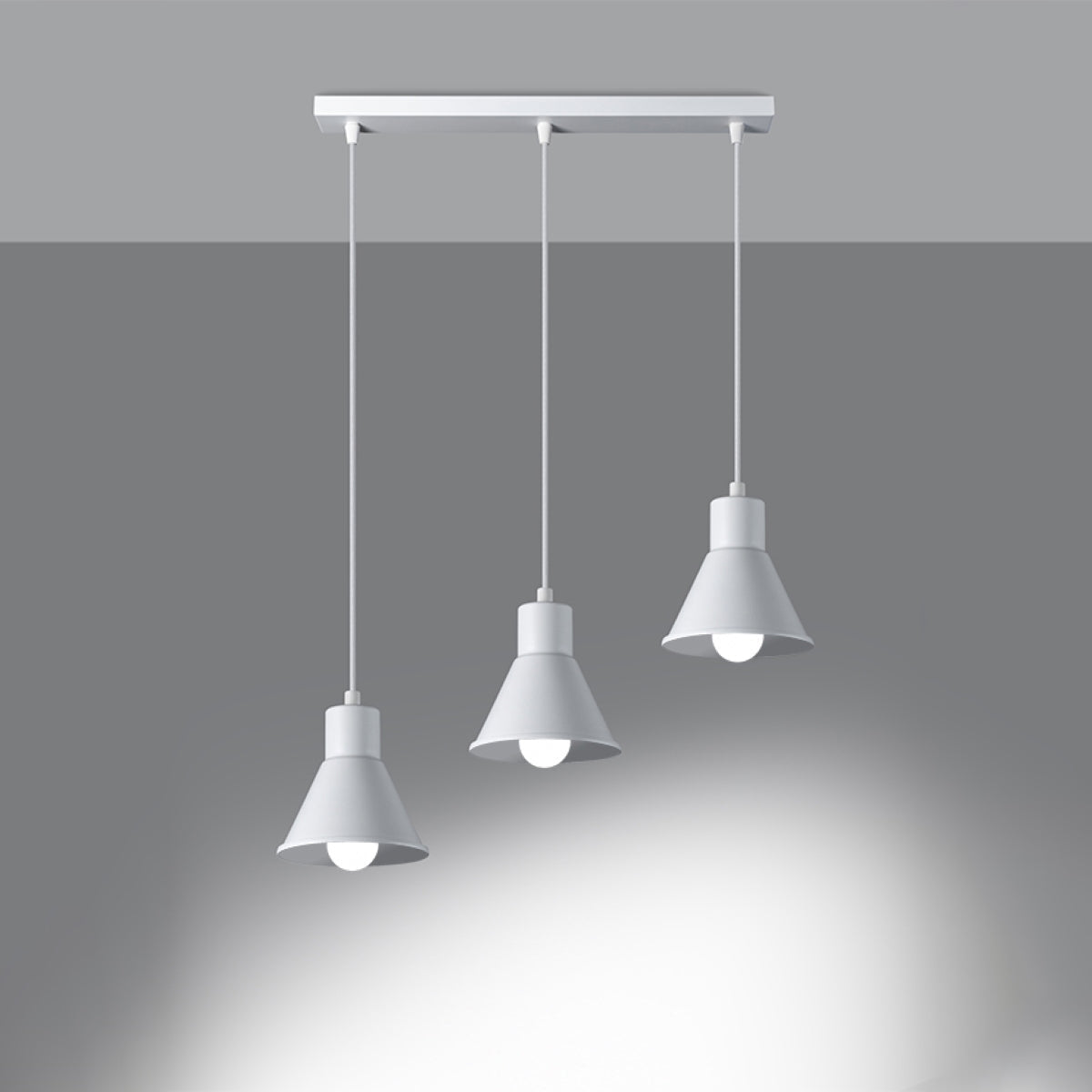 Hanglamp TALEJA 3 wit [E27]