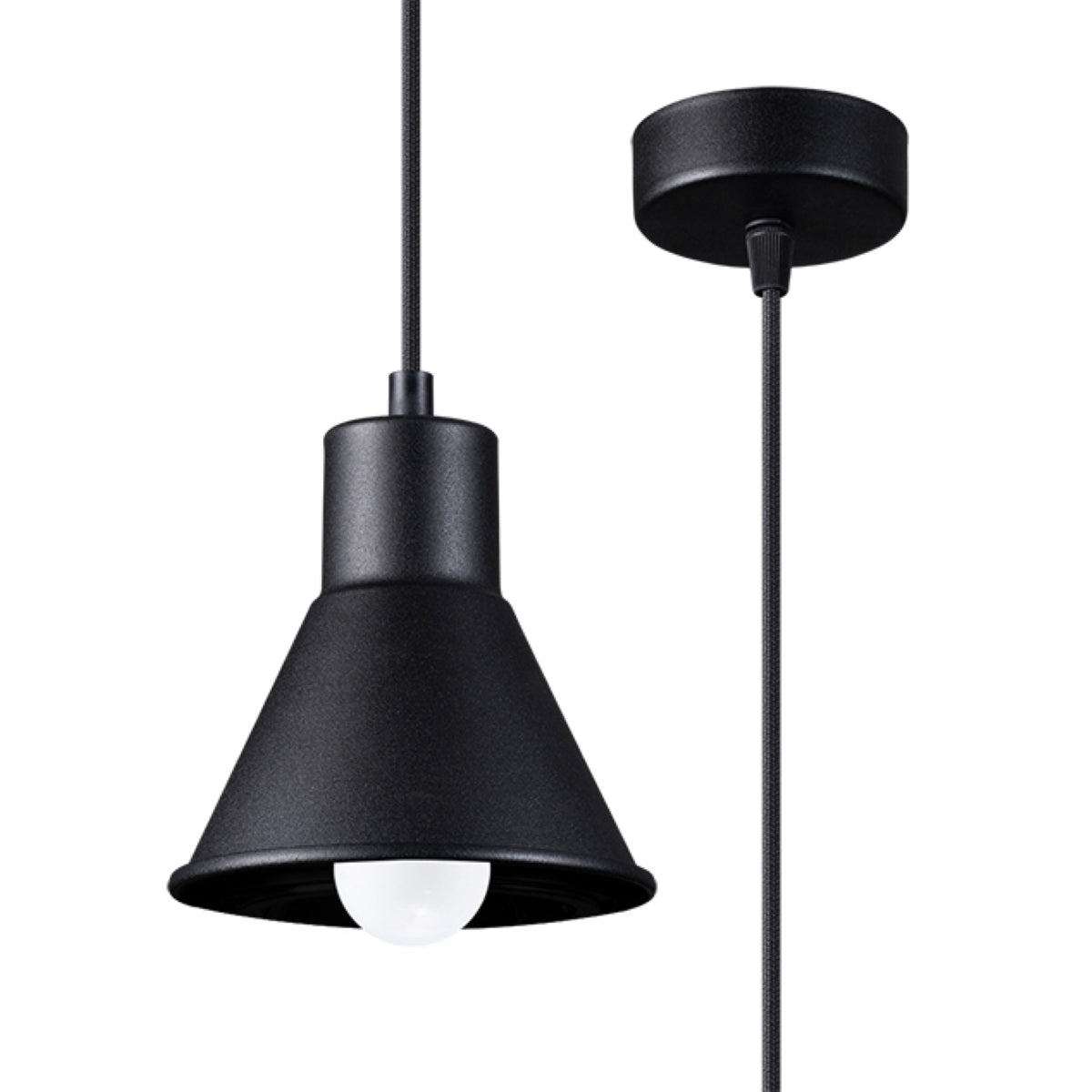 Hanglamp TALEJA 1 zwart [E27]
